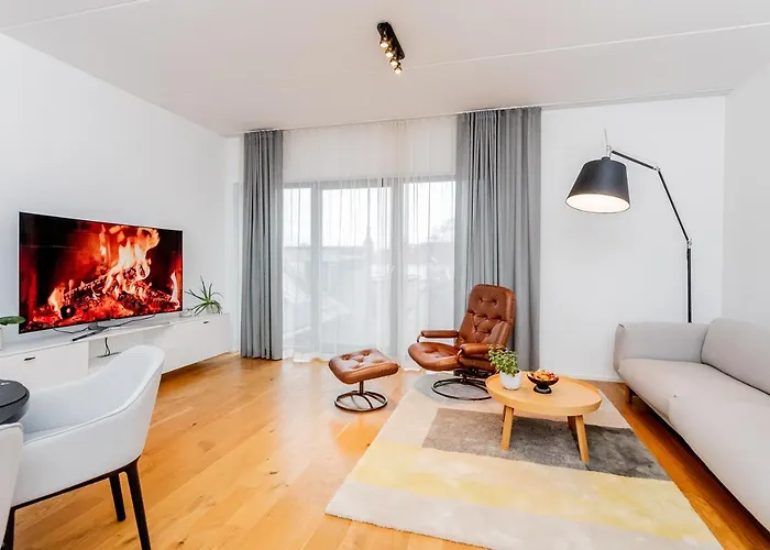 Downtown 2br With Balcony & Free Secure Garage Parking Daire